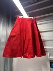 Red Poodle Applique Dance Costume Skirt Retro Style Stage Performance