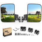 Golf Cart Side Mirrors No Drilling For Club Car Ezgo Yamaha Rear View Mirror