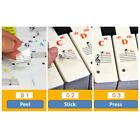 Piano Stickers For 49   37  61   88 Key Keyboards Transparent And Removable