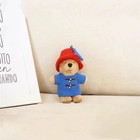 New Bear Paddingtons Red Blue Plush Key Fob Key Chain Purse Bag Toy Charm Holder