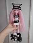 Ooak Custom Repaint Monster High Doll Repaint  Art Doll  With Wig  Gou