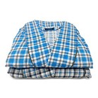 Men Lightweight Bath Robe 2 Pack Cotton Blend Shawl Collar Lounge Housecoat Spa