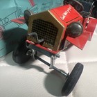 Rare Vintage Jalopy Accident Tin Friction Car In Box - Masuya 1950s