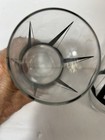 Vtg Mid Century Atomic Black Starburst Highball Glasses Set Of 4 Retro Barware