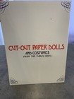 Vintage Old Fashioned Cut Out  Paper Dolls Book