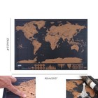 Scratch Off World Map Poster Personalized Travel Gift For Adventurers