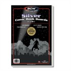 200 Bcw Non-resealable Silver Age Comic Book Poly Bags   Acid Free Backer Boards