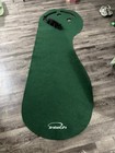 Green Nylon Indoor Golf Putting Mat For Practice  1 Piece  Putting Training Aid