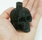 Mayan Death Whistle Black Skull  very Loud   aztec Made In Usa  Scary 3d Printed