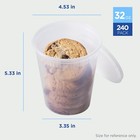 Karat 32oz Pp Plastic Injection Molded Deli Containers   Lids - 240 Sets