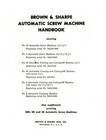 Brown -sharpe 00  000  2  0g  00    2g Auto Screw   Forming Machines Manual  463