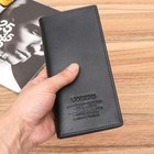 Men s Long Wallet Leather Bifold Slim Id Credit Card Holder Pockets Clutch Purse