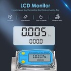 Cgoldenwall 1inch Water Flow Meter 1  Digital Fuel Flowmeter Inline  1  Fnpt    