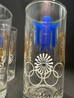 1972 Olympic Rare Vintage M  nchen Olympic Highball Cocktail Glasses W carrier