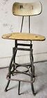 Vintage Uhl Toledo Industrial Drafting Machinist Steampunk Stool Free Shipping