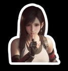 Tifa Hartlock  Final Fantasy 7  Ff7  Ffvii  Glossy Vinyl Sticker  Decal