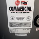 G75-76lp Lp Gas Propane Water Heater Commercial Ruud 75 Gallon 76 000 Btu