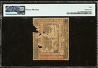 1775 Pennsylvania Colonial Currency American Revolution Bank Note Pa-176  Pmg 50