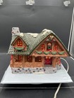 Vintage 1994 Christmas In Vermont Log Cabin Lodge Moose Santa s Best Village