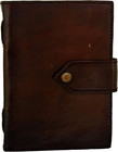 Handmade Leather Journal Notebook - Genuine Leather Bound Daily Personal Diary N