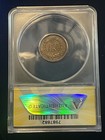 1865 Plain 5 Indian Head Cent Anacs Ef-45     tough    scarcer Plain 5 Variety