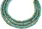 Fine Vintage Turquoise Picasso Matching 4mm Glass Beads Trade Beads 