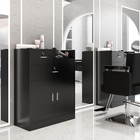 Lockable Salon Storage Station Cabinet Beauty Barber Equipment For Hair Stylist