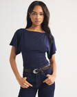 Abercrombie   Fitch Flutter Sleeve Slash Top    no Import Fees