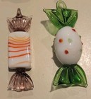 Lot Of 21 Italian Style Blown Glass Wrapped Candy All Patterns   2  Ornaments
