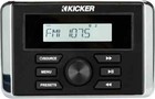 46kmc3 Kicker Marine Media Center Receiver W bluetooth am fm usb aux Input