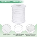 4-pack 200 Yards 2 6mm Suede Cord  white  Cream White  Brown  Black 