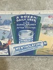 Vntg C1920 Advertising Ink Blotter Mentholatum Rub Sunburn Colds Bites Bruises