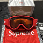New  Supreme Smith Red Snow Goggles Fw15 Limited Edition Streetwear Rare