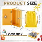 Acrylic Box For Gambler Winners Bank Portable Safe Casino Money Pocket Sized   