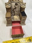 Antique Victorian Sailor s Valentine Sea Shell Dresser Reliquary Box - England