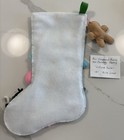 Completed Bucilla Felt Christmas Stocking    lollipop Santa     18      Fully Lined 
