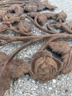 Antique Vintage Architectural Salvage Cast Iron Wall Art Garden Panel