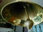 Vintage Brass 5  Nautical Captain Ship Bell With Wall Mount Bracket  Maritime