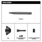 Milwaukee Tool 48-44-0272 Punch And Die Set For M12 Fuel 16 Gauge Nibbler