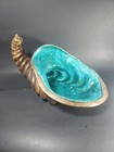 Atlantic Mold Cornucopia Thanksgiving Fall Horn Of Plenty Vintage Brown Teal