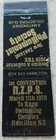 New Zealand Phillumenia Society  Vintage Matchbook Cover 