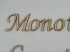 Laser Cut Unfinished Wood Letters Or Numbers Monotype Corsoive Font Craft Cutout