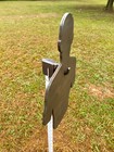 3 8  Ar500 12 x20  Combatant Silhouette Steel Shooting Target W  T-post Hook