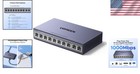 10-port Poe Ethernet Switch With 8 Ports  60w For Superior Network Performance