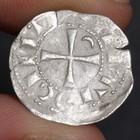 Prince Bohemond Iii Silver Coin Antioch Denier 1163ad Crusader States Crusades