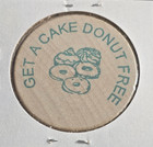 Vintage Winchell s Donut Wooden Nickel Token Get A Cake Donut Free Advertising