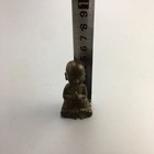 Art Vintage Chinese Bronze Buddha Blessing Monk Statue Figure Table Decoration