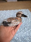 Carved Wood Decoy Duck Collector Miniature Mini Handpainted 