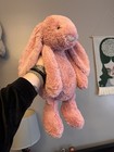 Jellycat London Huge Bashful Petal Bunny Htf Retired Design Stuffed Plush