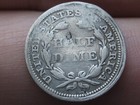 1858 P Seated Liberty Half Dime- Philadelphia  Vg fine Details